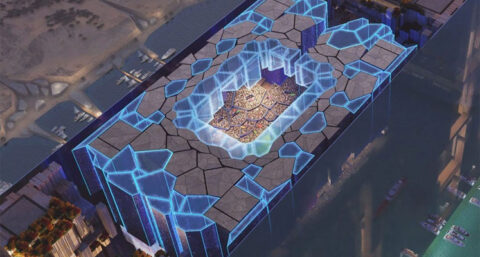 Mogelijk WK-voetbalstadion bovenop wolkenkrabber met 170 km lengte